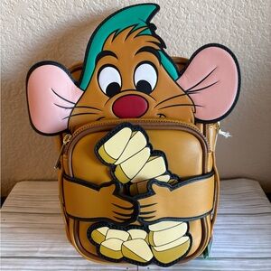 🤎Loungefly Disney Cinderella 75th Anniversary Gus Crossbuddies Bag